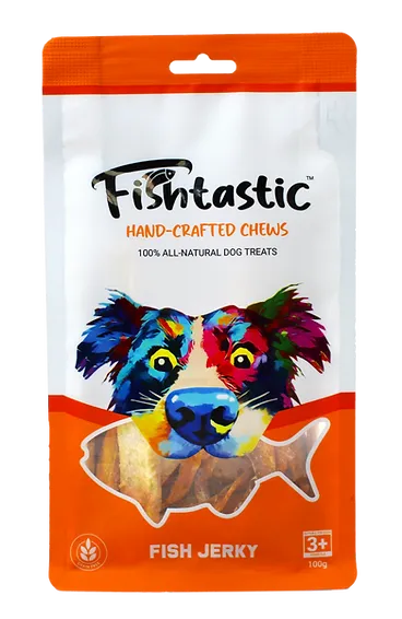 Fishtastic Fish Jerky - Hand Crafted Chews 100G