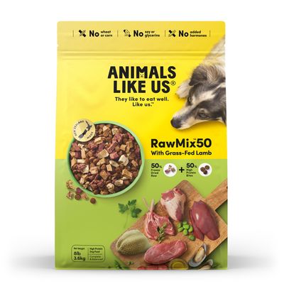 Animals Like Us RawMix50 with Grass-Fed Lamb Dog food 3.6kg
