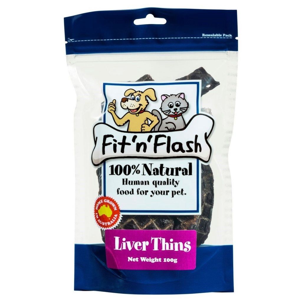 Fit &#39;n&#39; Flash Liver Thins 100g