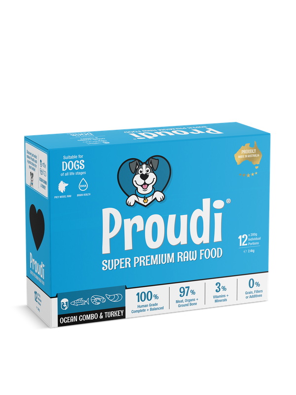 Proudi Dog Ocean Combo &amp; Turkey 2.4kg