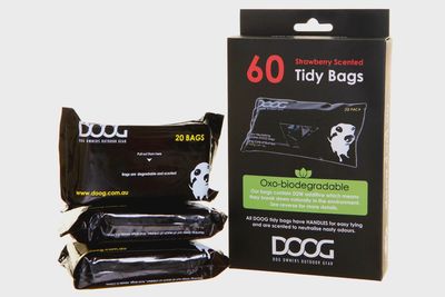 DOOG Biodegradeable Pick Up Bags 3 Pack - 60 Bags