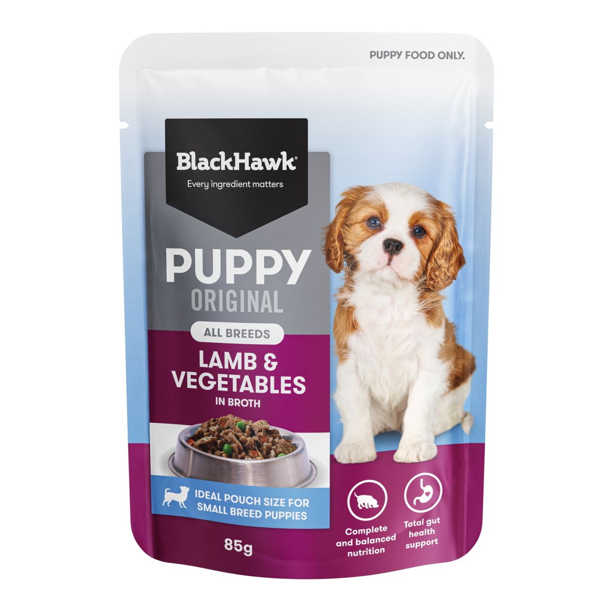 Black Hawk Puppy Lamb &amp; Vegetables 85g