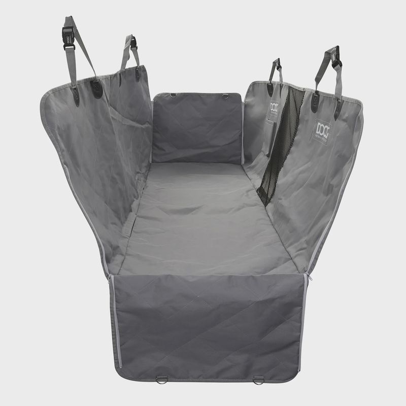 DOOG Back Seat Cover For Dogs  - Grey