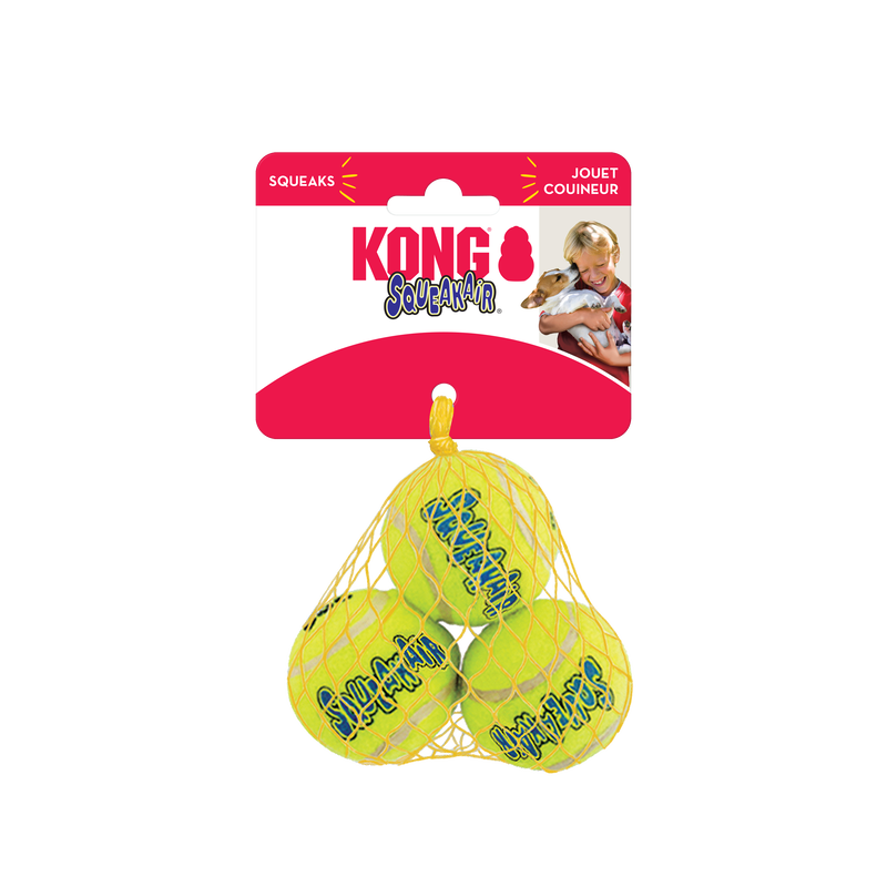 Kong Dog Airdog Squeaker Balls Small 3 Pack