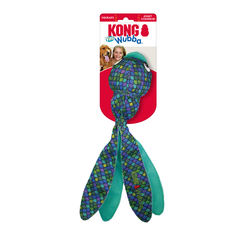 Kong Dog Wubba Finz Blue Large