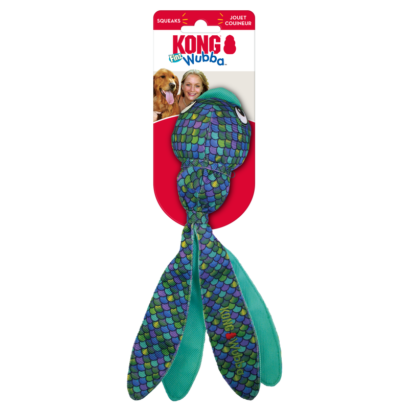 Kong Dog Wubba Finz Blue Small