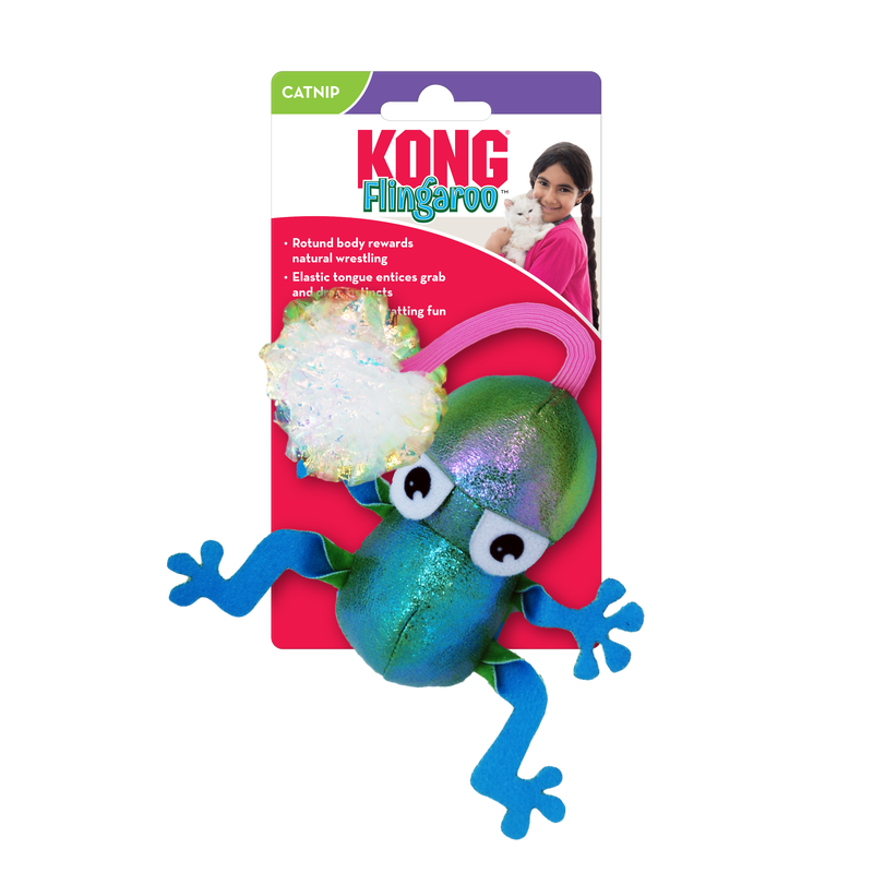Kong Cat Flingaroo Frog