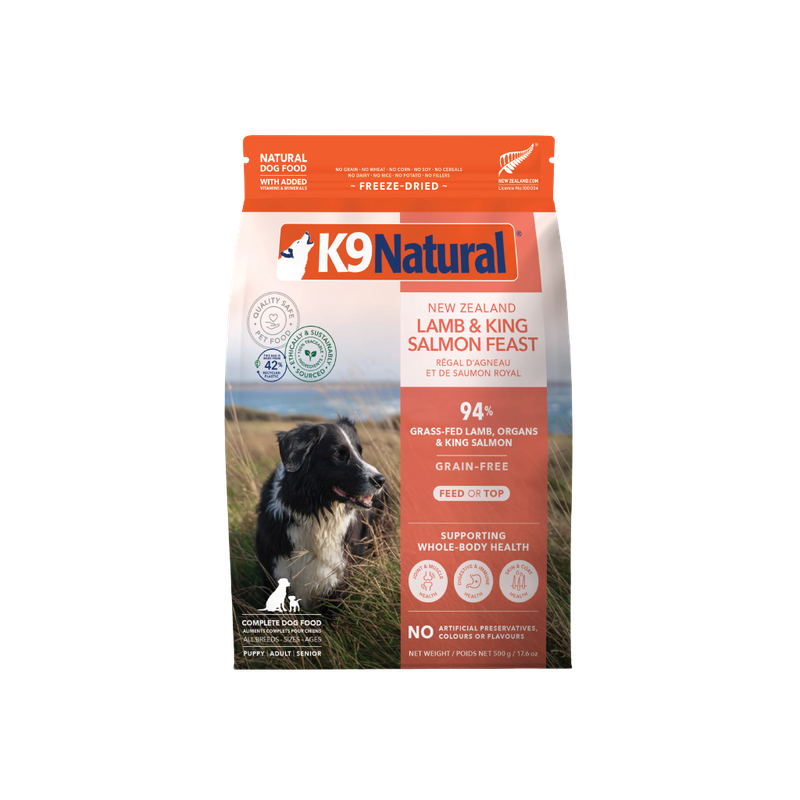 K9 Natural Lamb &amp; Salmon Feast 500g