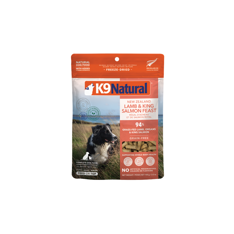 K9 Natural Lamb &amp; Salmon Topper 100g