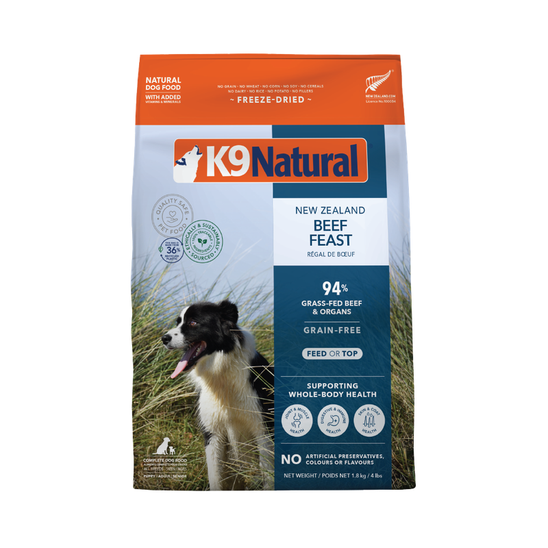 K9 Natural Beef Feast 1.8kg