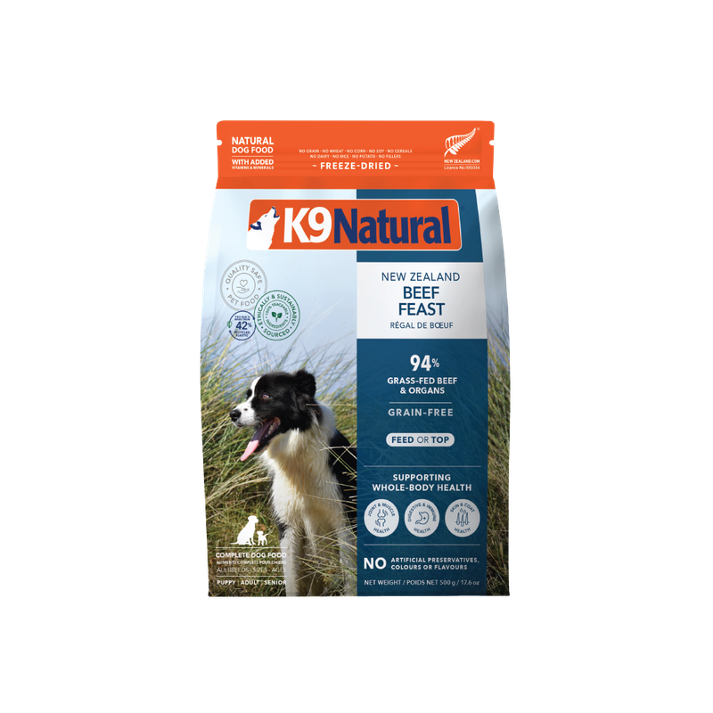 K9 Natural Beef Feast 500g