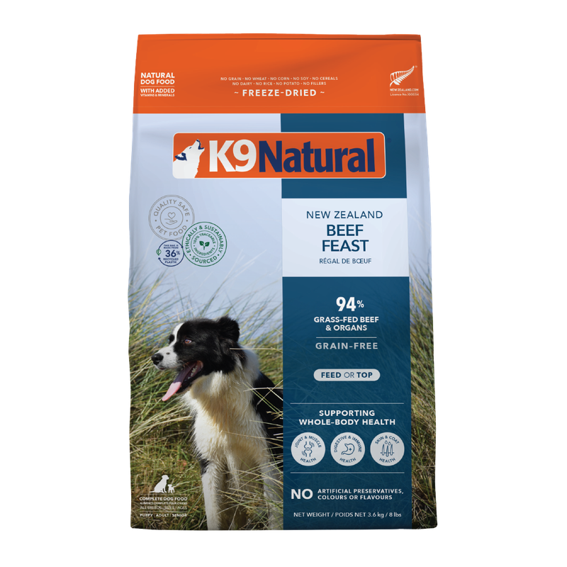 K9 Natural Beef Feast 3.6kg