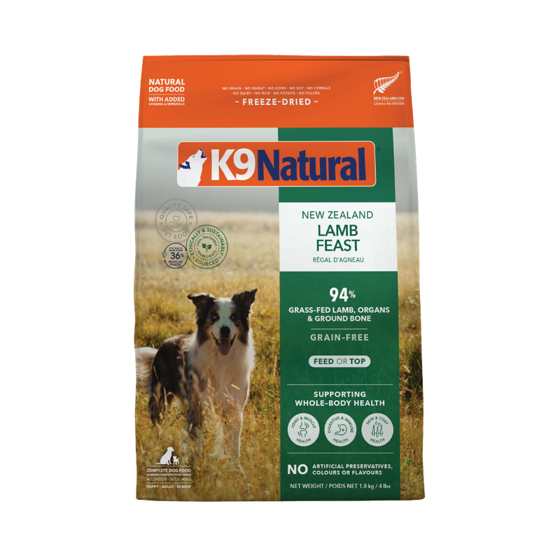 K9 Natural Lamb Feast 1.8kg