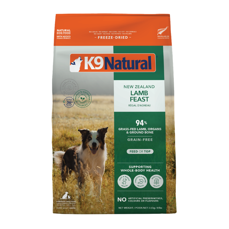 K9 Natural Lamb Feast 3.6kg