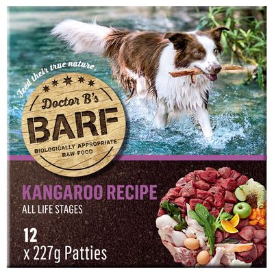 Doctor B’s BARF Dog Kangaroo 2.72kg | Lean Raw Diet