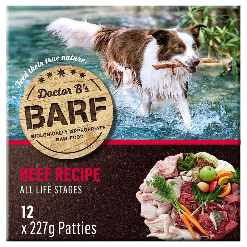 Doctor B’s BARF Dog Beef 2.72kg | Natural Raw Dog Food