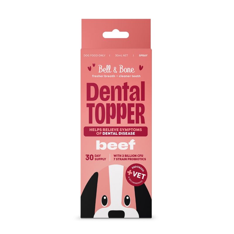 Bell &amp; Bone Dog Dental Topper Beef 30ml