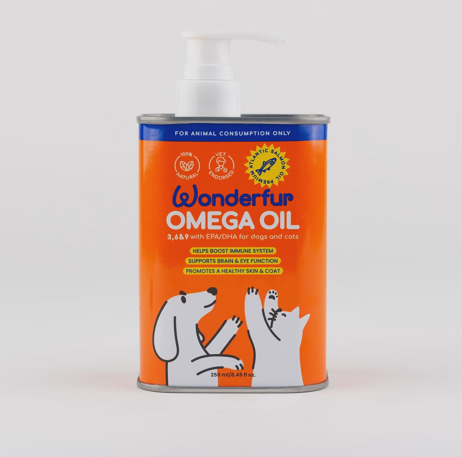 Wonderfur Super Omega Oil for Dogs &amp; Cats 250mL
