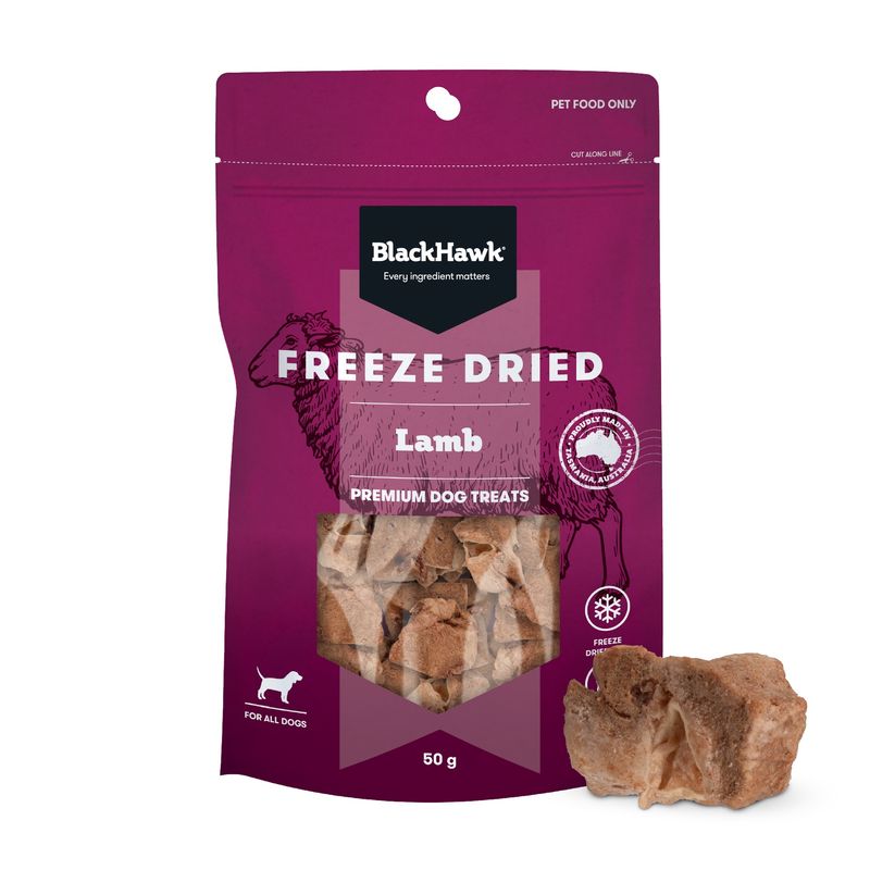 Black Hawk Freeze Dried Lamb Dog Treats 40G