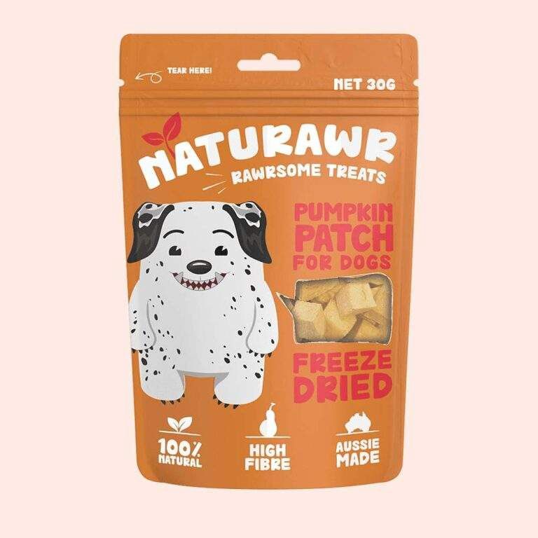 Naturawr Pumpkin Patch Freeze Dried Dog Treats 30g