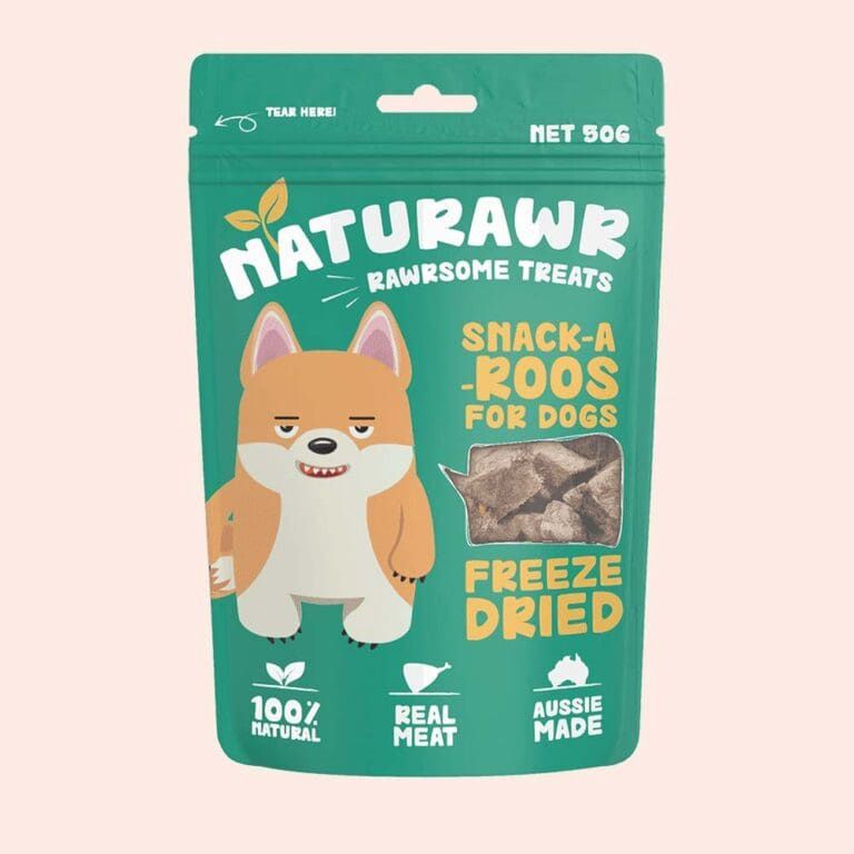 Naturawr Snack-A-Roo Freeze Dried Dog Treats 50g