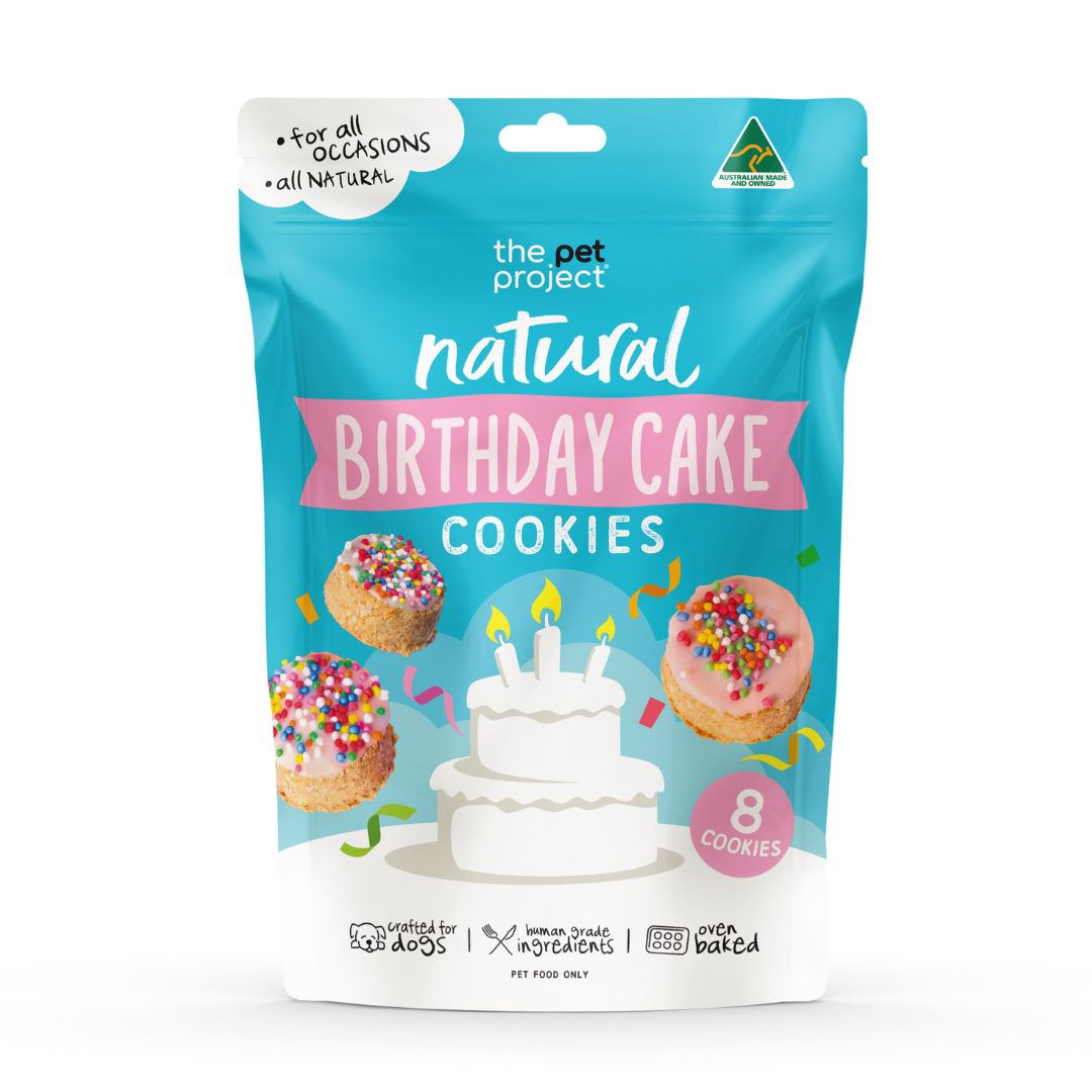 The Pet Project Birthday Cake Cookies 8 Pack