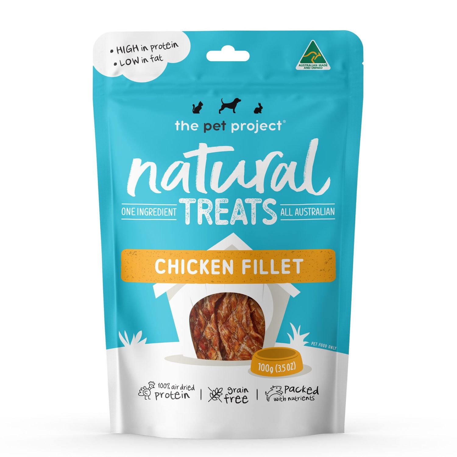 The Pet Project Australian Chicken Fillet 100g
