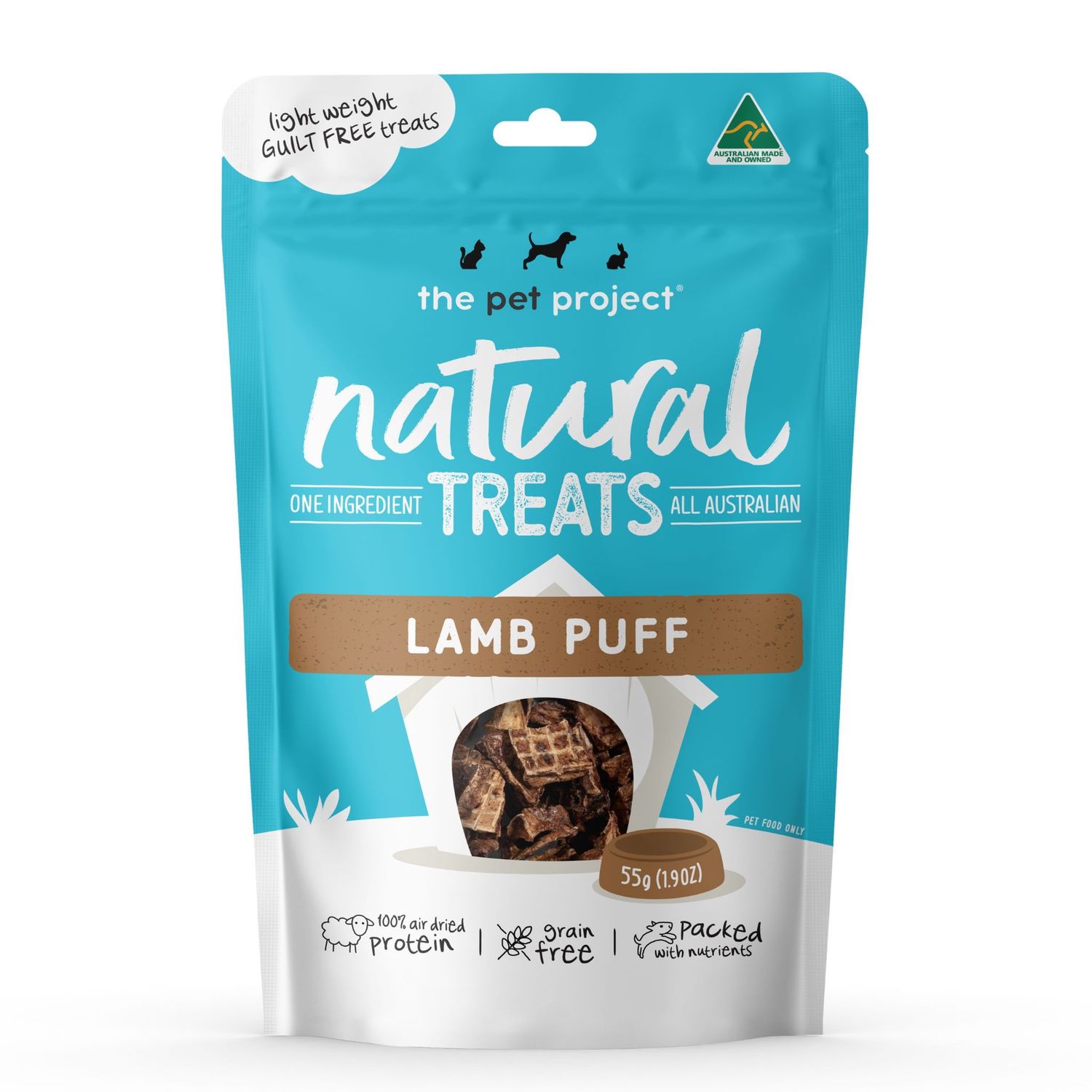 The Pet Project Australian Lamb Puff 55g