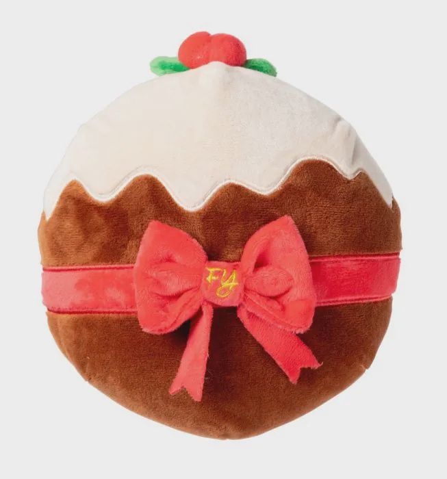 FuzzYard Merry Christmas Pudding Large Dog Toy