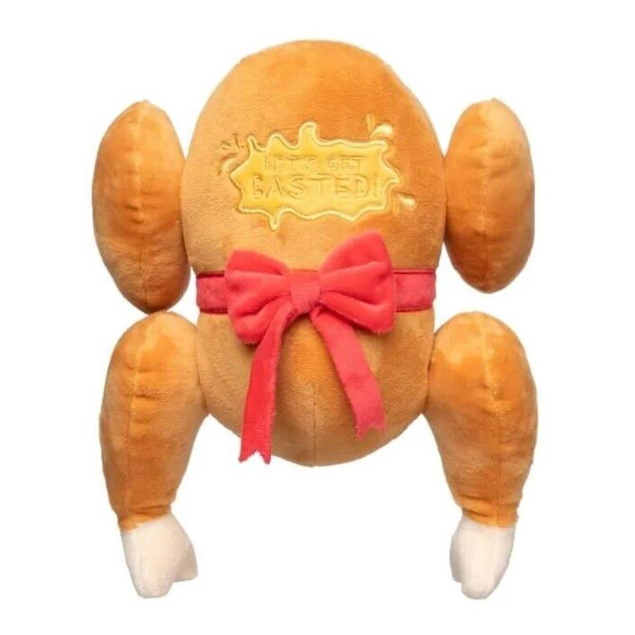 FuzzYard Lets get Basted Christmas Turkey Small Dog Toy