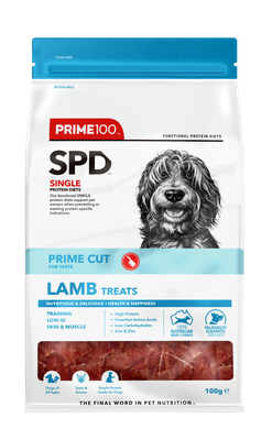 Prime100 SPD Prime Cut Lamb Dog Treats 100g