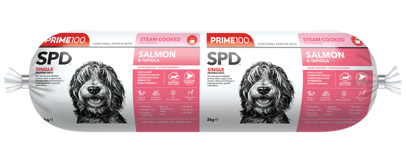 Prime100 SPD™ Salmon &amp; Tapioca Fresh Fresh Roll Dog Food 2kg