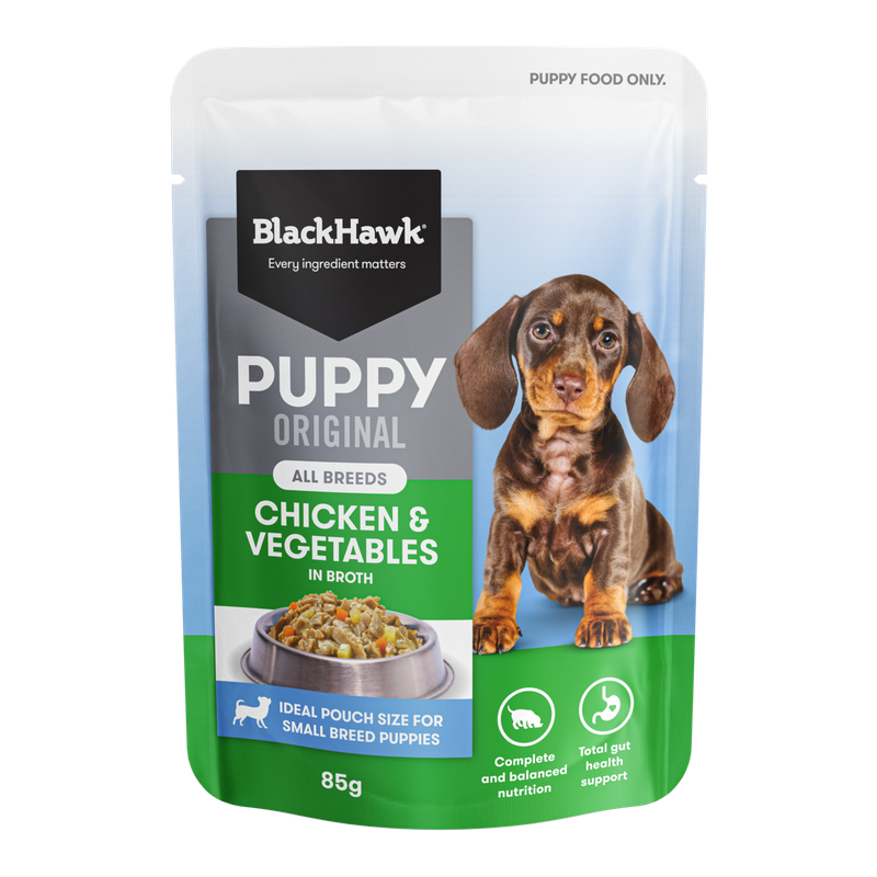 Black Hawk Puppy Chicken &amp; Vegetables 85g