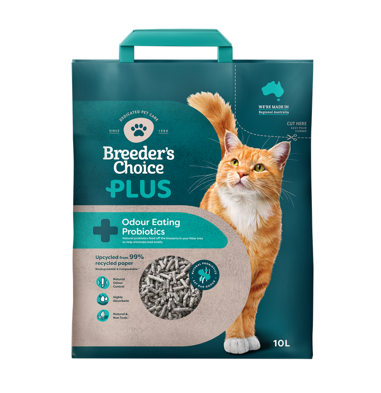 Breeders Choice Plus Probiotic Litter 10Ltr