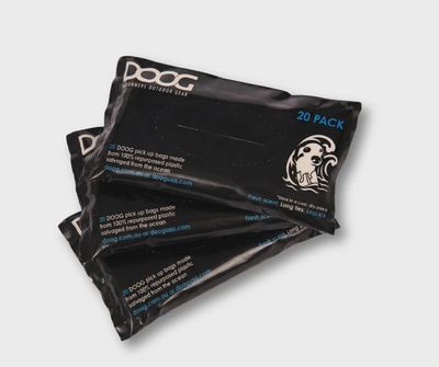 DOOG Ocean Pick Up Bags 3 Pack - 60 Bags