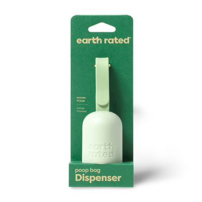Earth Rated Dog Dispenser 2.0 with 15 Waste Bags
