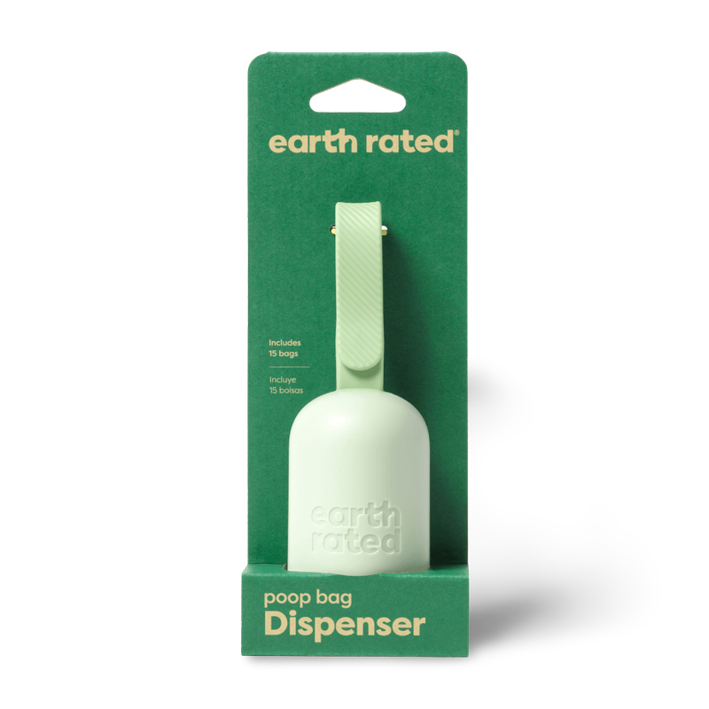 Earth Rated Dog Dispenser 2.0 with 15 Waste Bags
