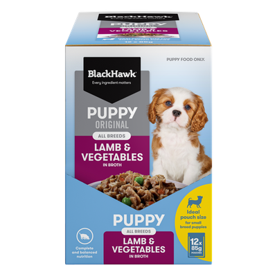 Black Hawk Puppy Lamb &amp; Vegetables 12 x 85g