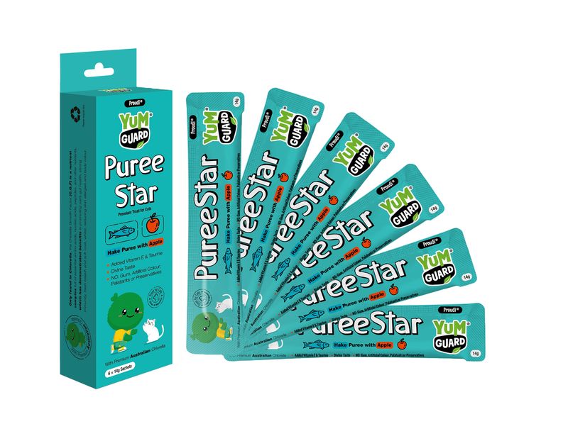 Yumguard Puree Hake with Apple 84g