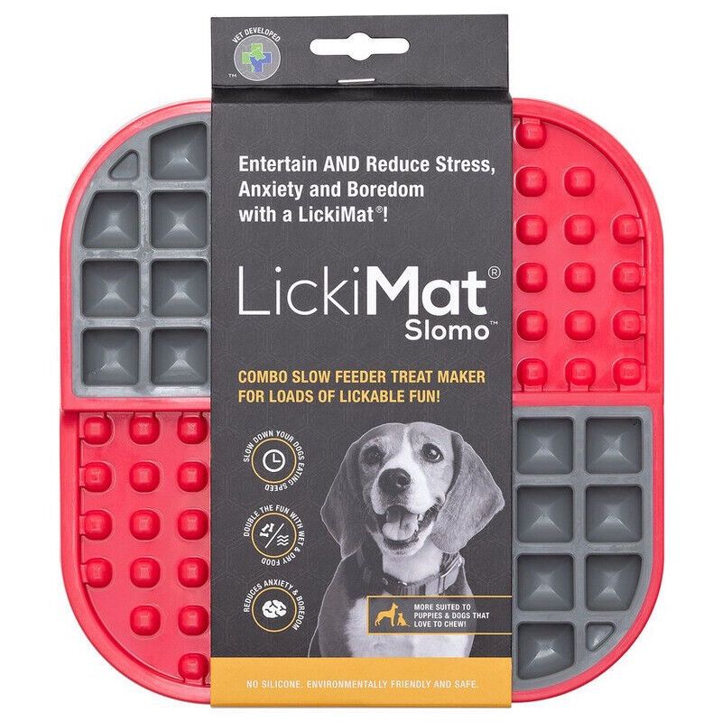 LickiMat Slomo Dog Licking Mat - Pink