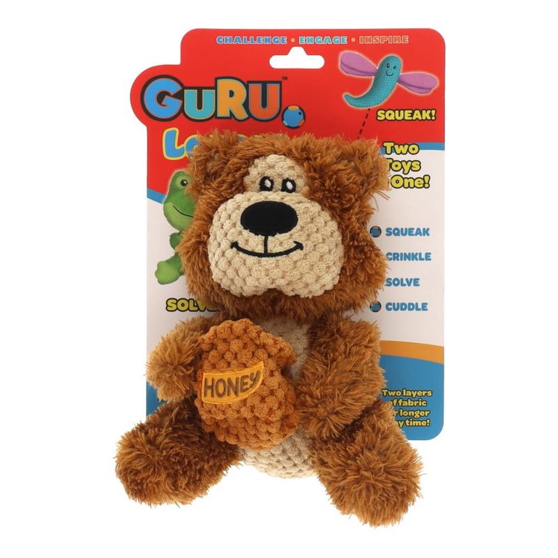 Guru Loveys Bear Medium Dog Toy