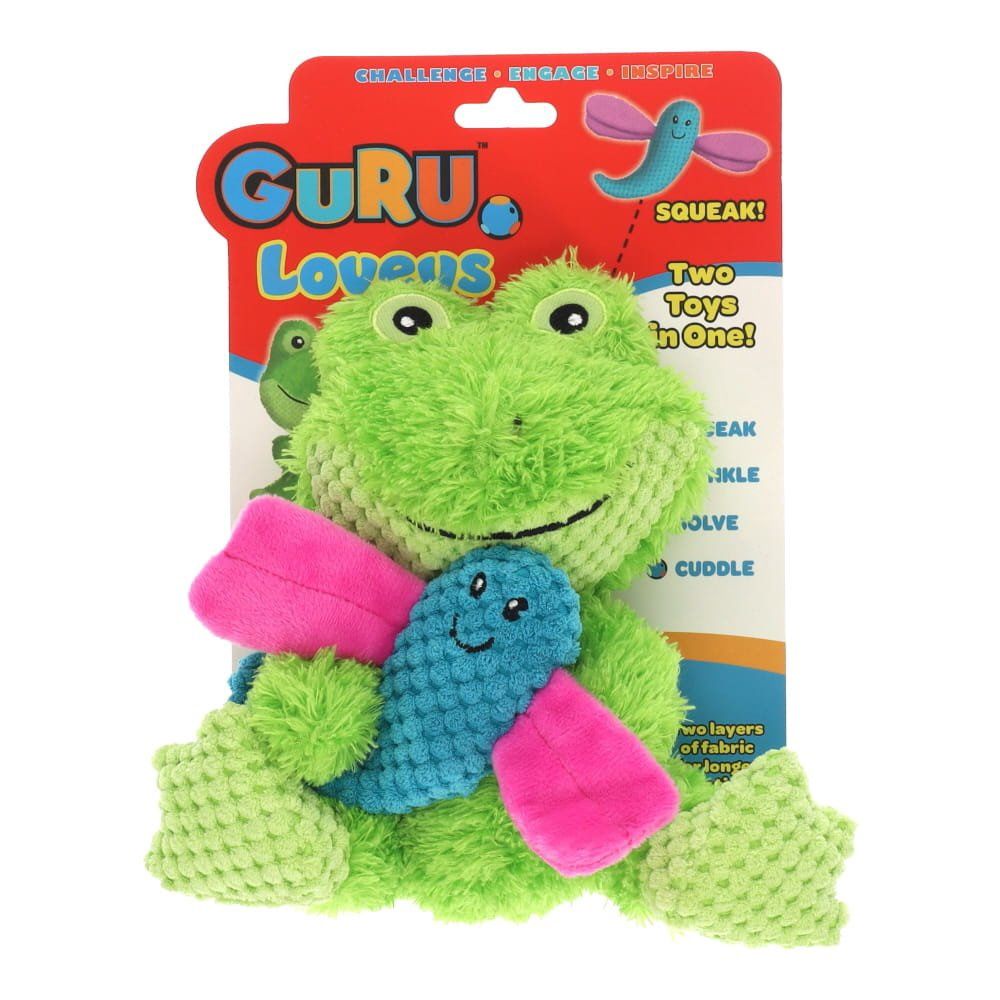 Guru Loveys Frog Medium Dog Toy