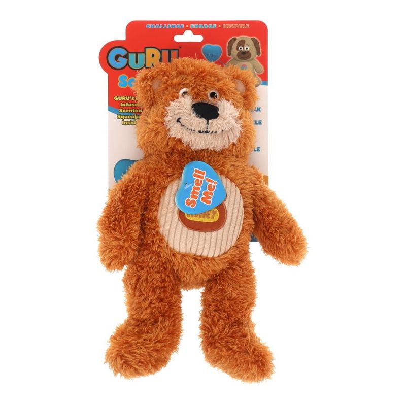 Guru Soft Scents Bear - Honey Medium Dog Toy