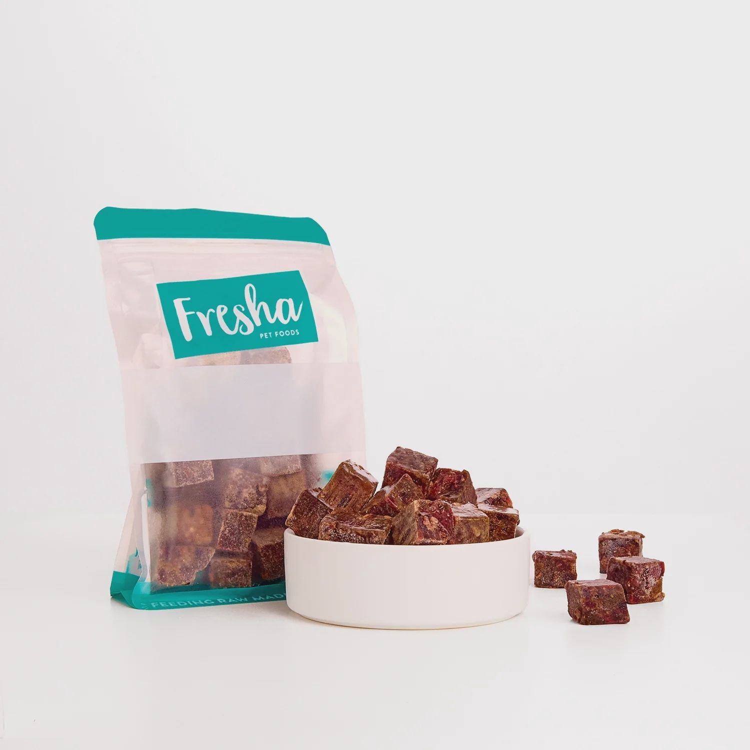 Fresha Kangaroo Organ Blend Cubes Dog Food 500g