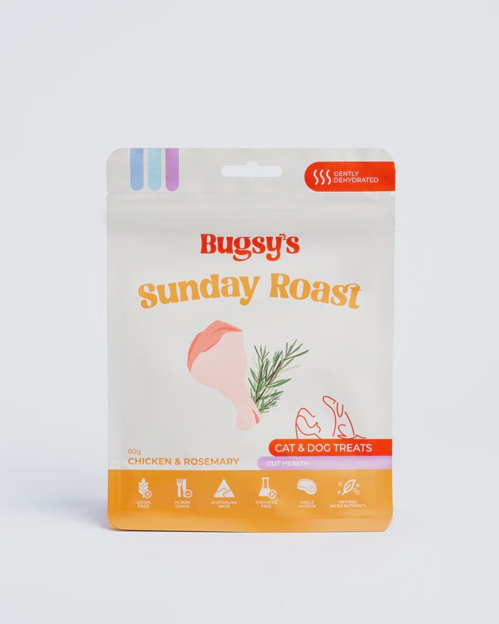 Bugsy Sunday Roast Dog Treats 80g