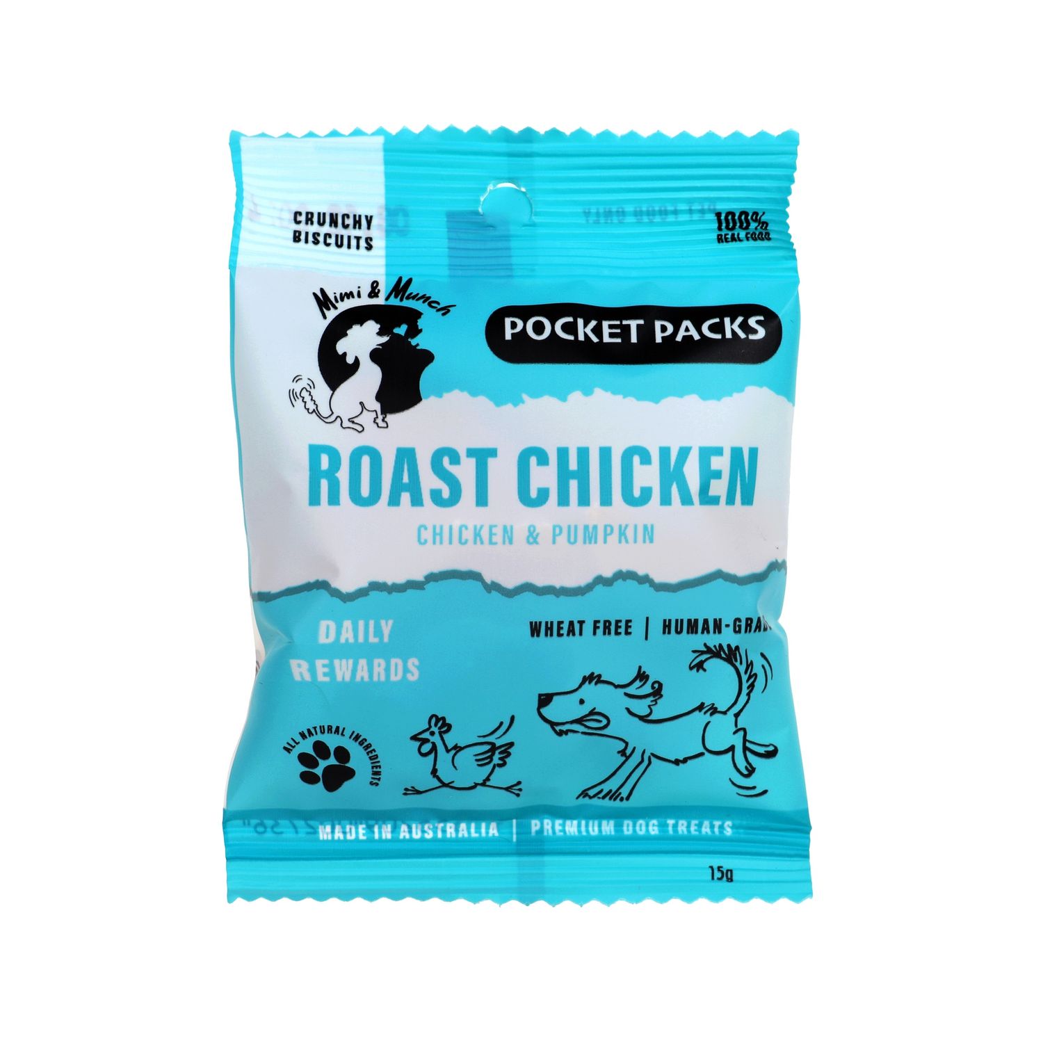 Mimi &amp; Munch Single Pocket Packs - Roast Chicken - 15g