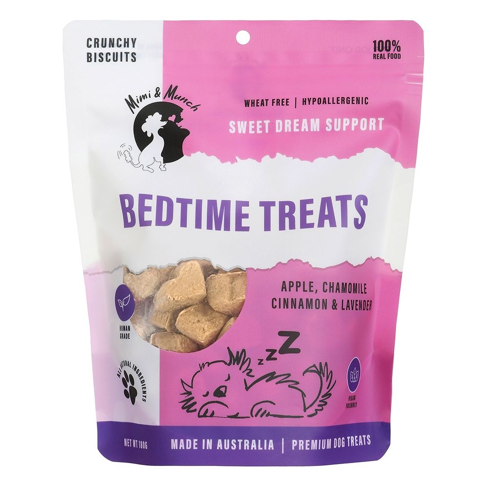 Mimi &amp; Munch Bedtime Treats - Natural, Wheat-Free Dog Treats -180g