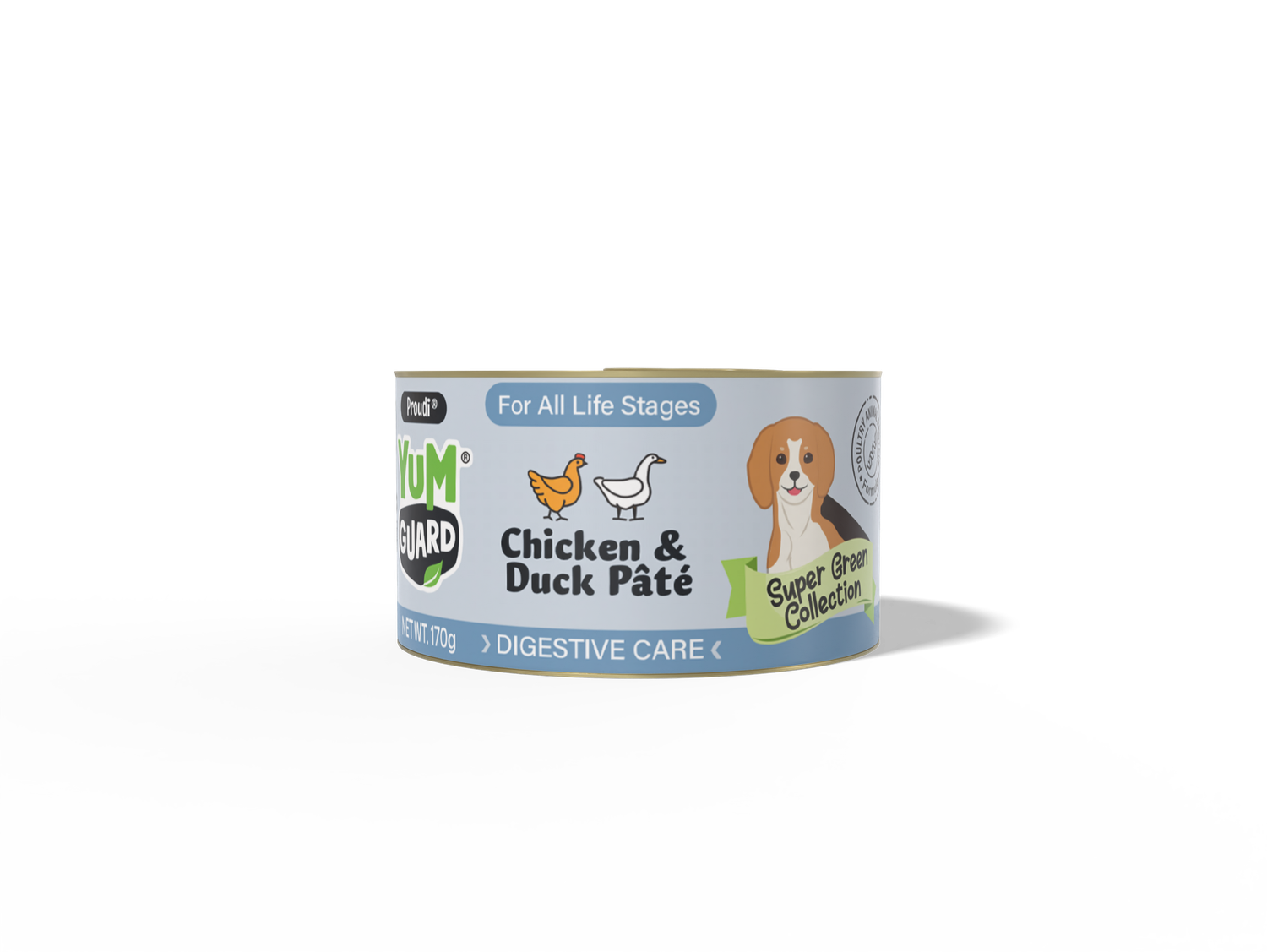 YumGuard Chicken &amp; Duck Pate Dog Food 170g