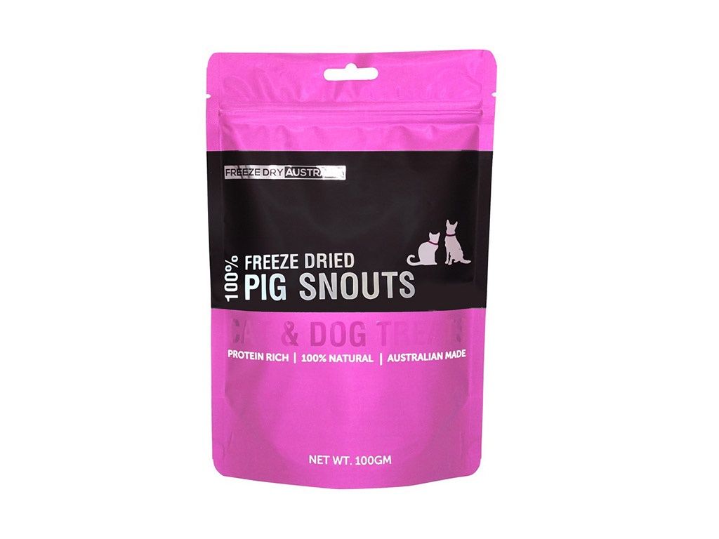 Freeze Dry Australia Freeze Dried Pig Snouts 100g