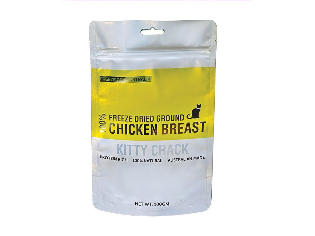 Freeze Dry Australia Kitty Crack Ground Chicken Breast 100g